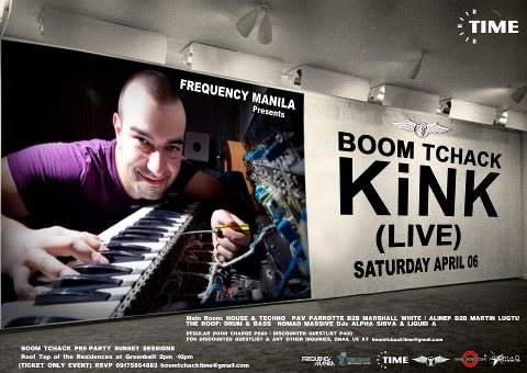 Frequency Manila presents Boom Tchack with Kink (Live) - Página frontal