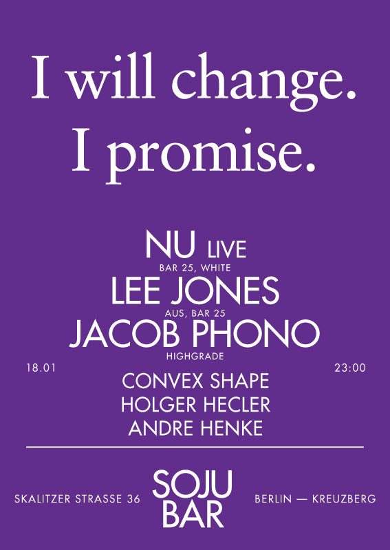 I Will Change. I Promise. - Closing Session - Página frontal