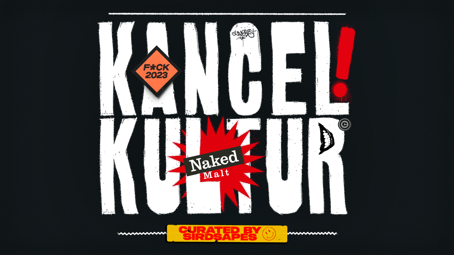 KANCELKULTUR - curated by SIRDSAPES - フライヤー表