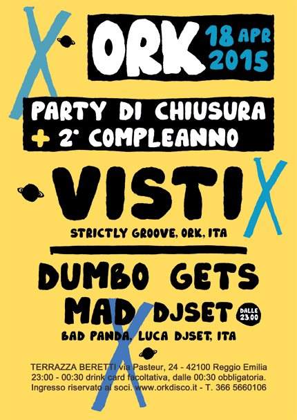 Ork Feat. Visti + Dumbo Gets Mad - Página frontal