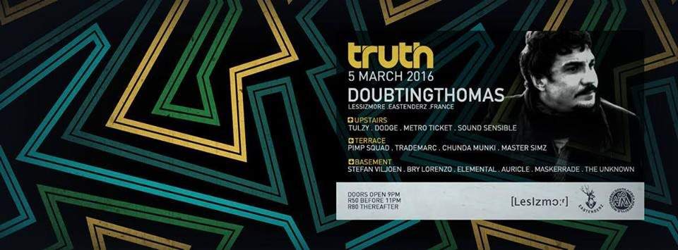Truth presents Doubtingthomas Live (FR), Chunda Munki & Hmsa Versus - フライヤー表