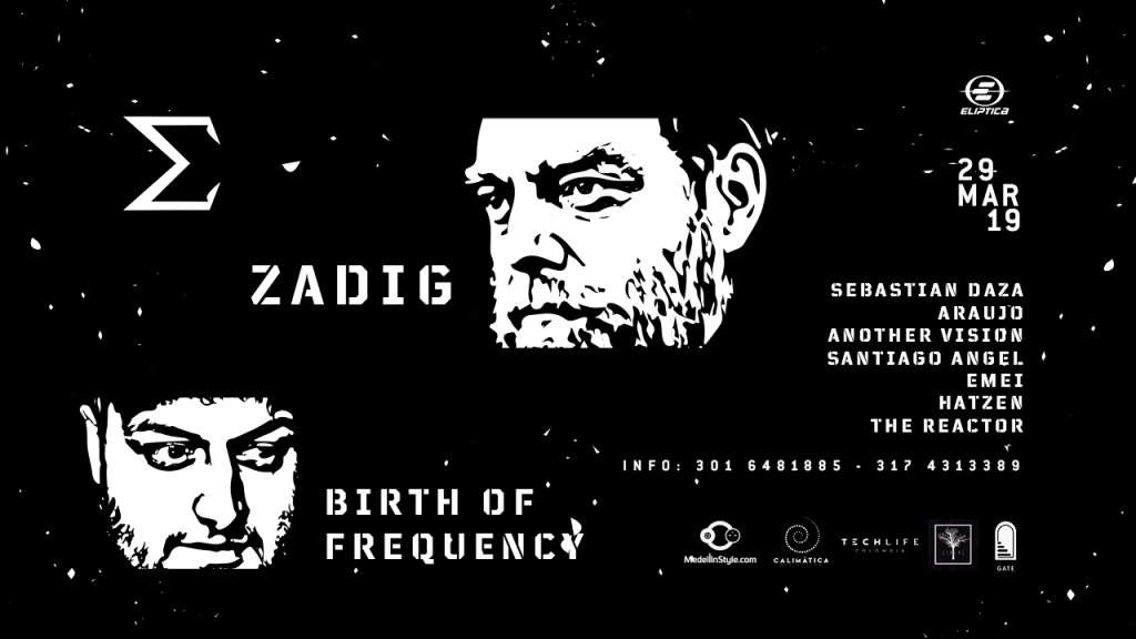 Sigma Σ Tour Cali: Zadig Birth OF Frequency - フライヤー表