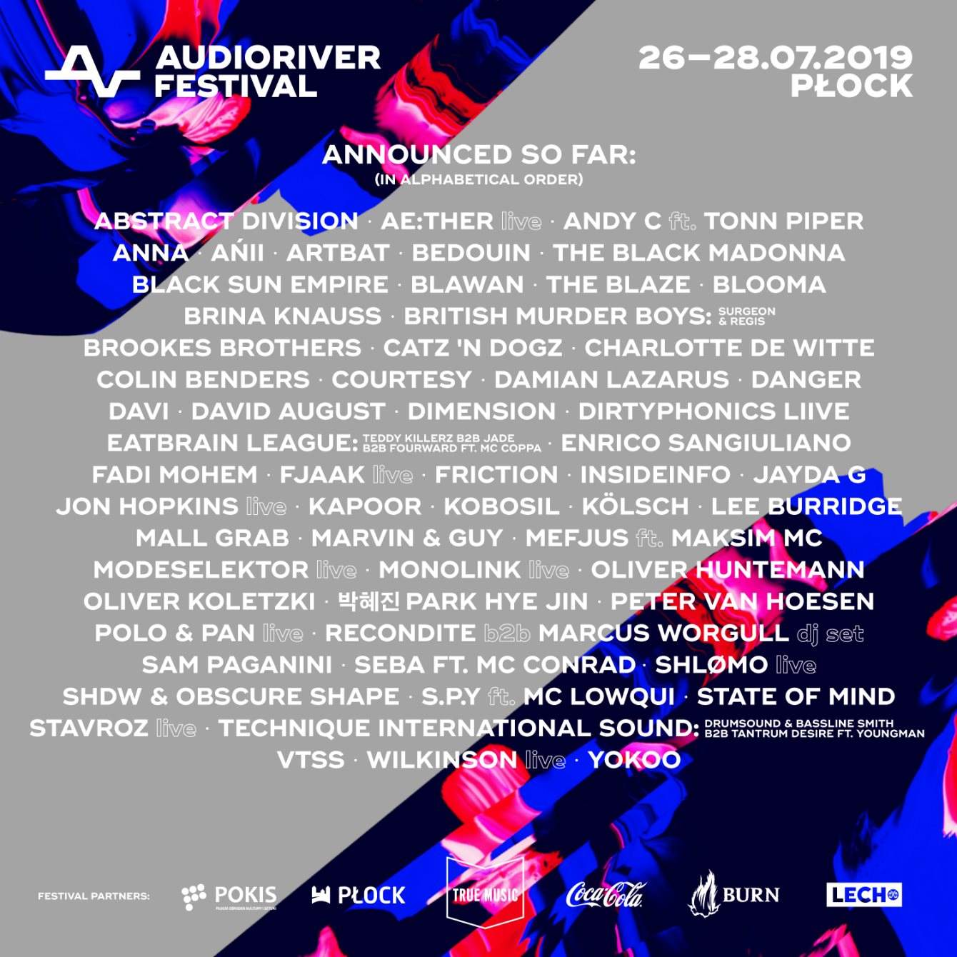 Audioriver Festival - Página frontal