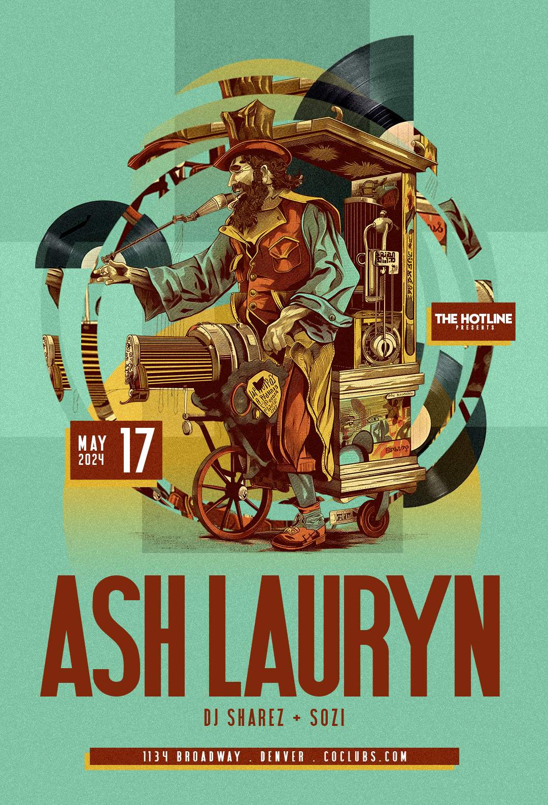 Ash Lauryn - フライヤー表
