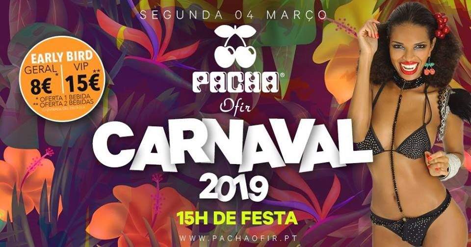 Carnaval Pacha Ofir 2019 - フライヤー表