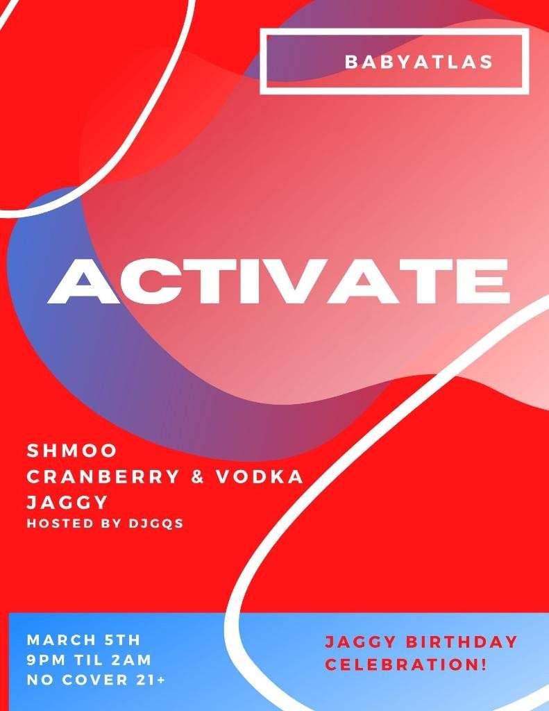 Activate with Shmoo / Cranberry & Vodka / Jaggy - Página frontal