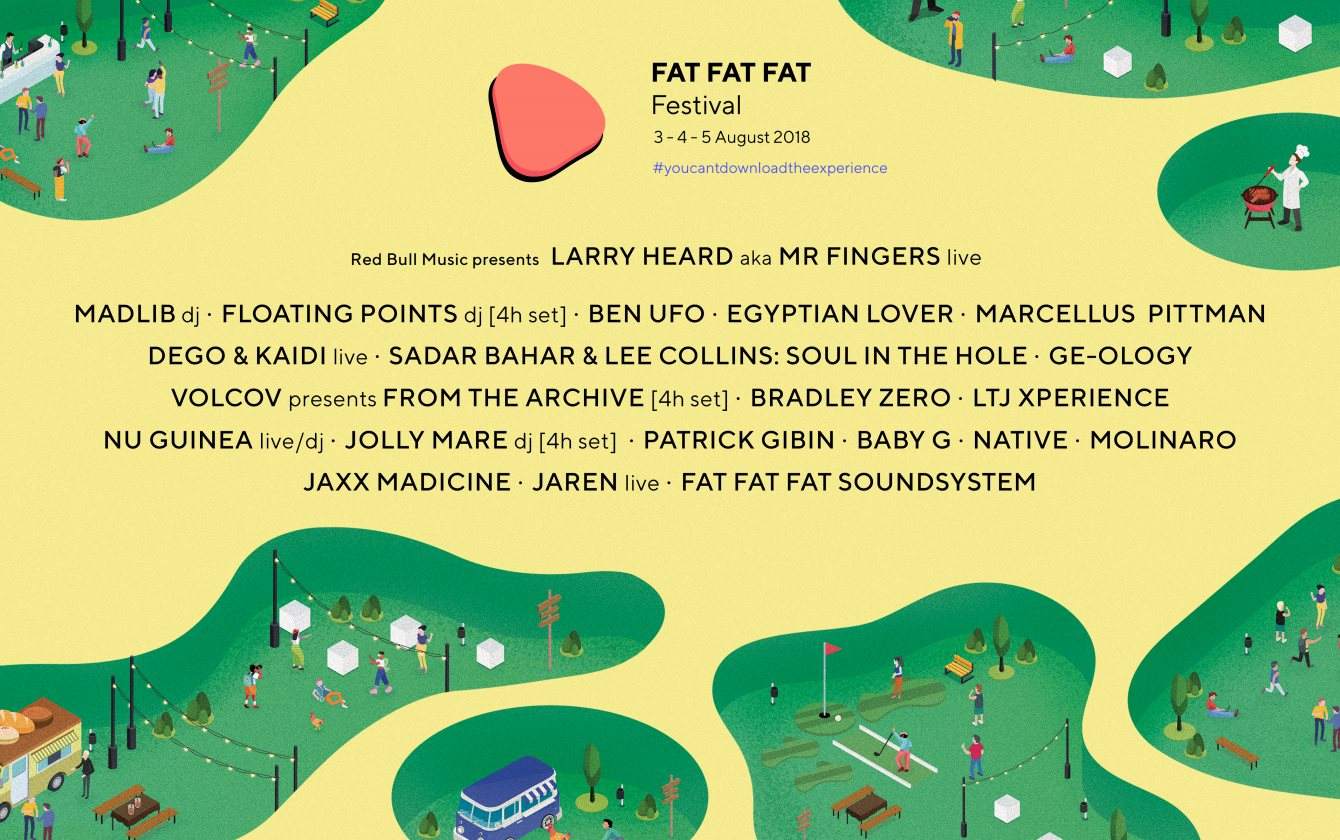 FAT FAT FAT Festival 2018 - フライヤー表