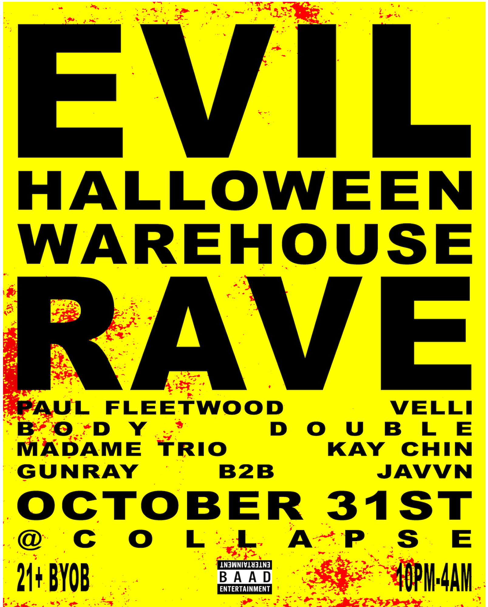 EVIL HALLOWEEN bei Collapse, Pittsburgh