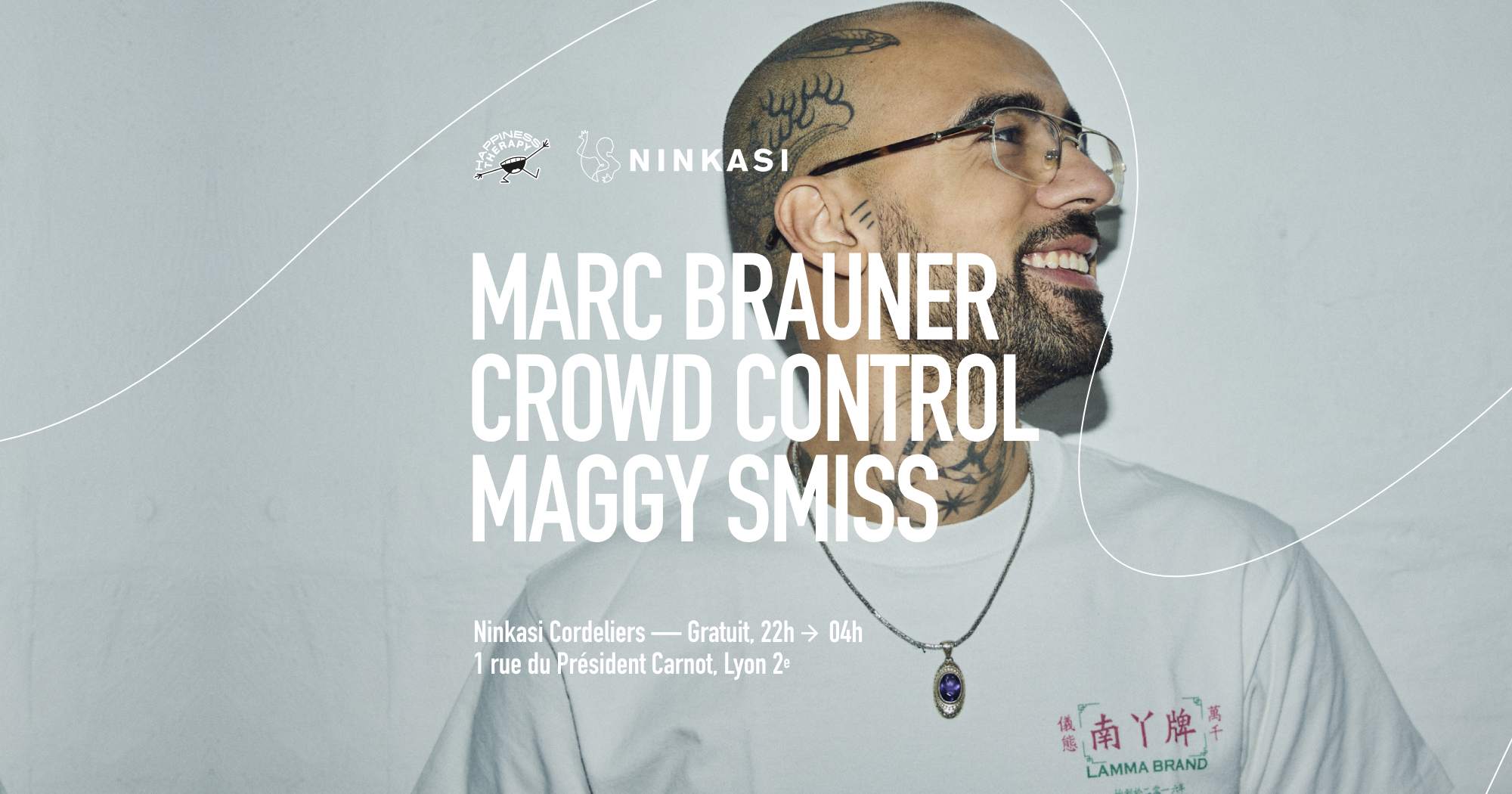 Happiness Therapy: Marc Brauner, Crowd Control, Maggy Smiss - Página frontal