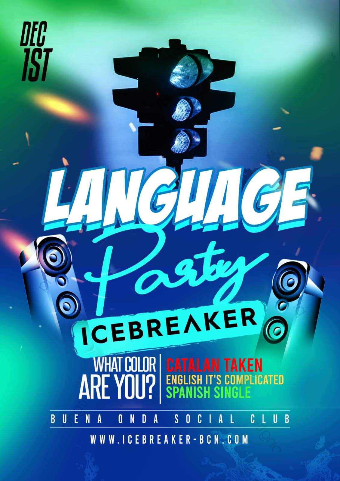 Ice Breaker Language Exchange at Buena Onda Social Club, Barcelona