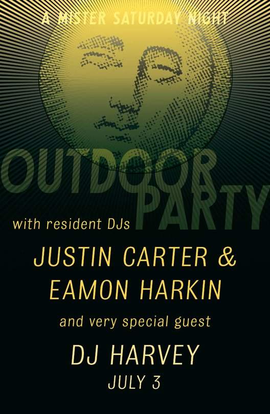 An Outdoor Mister Saturday Night with Eamon Harkin, Justin Carter and Dj Harvey - Página trasera