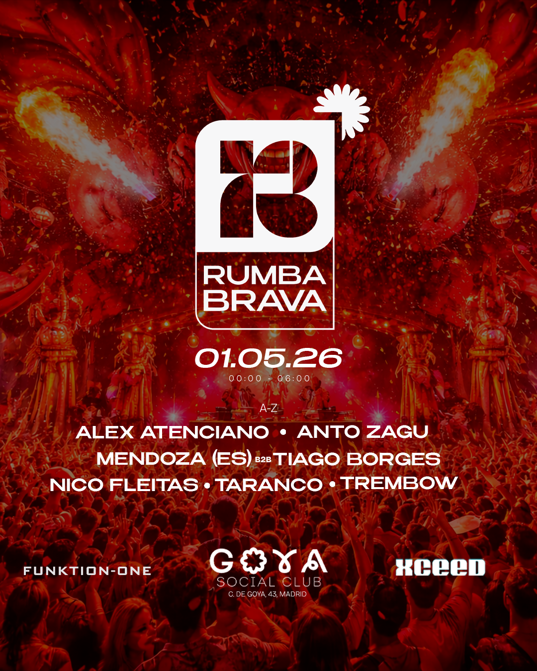Rumba Brava at Goya Social Club, Madrid