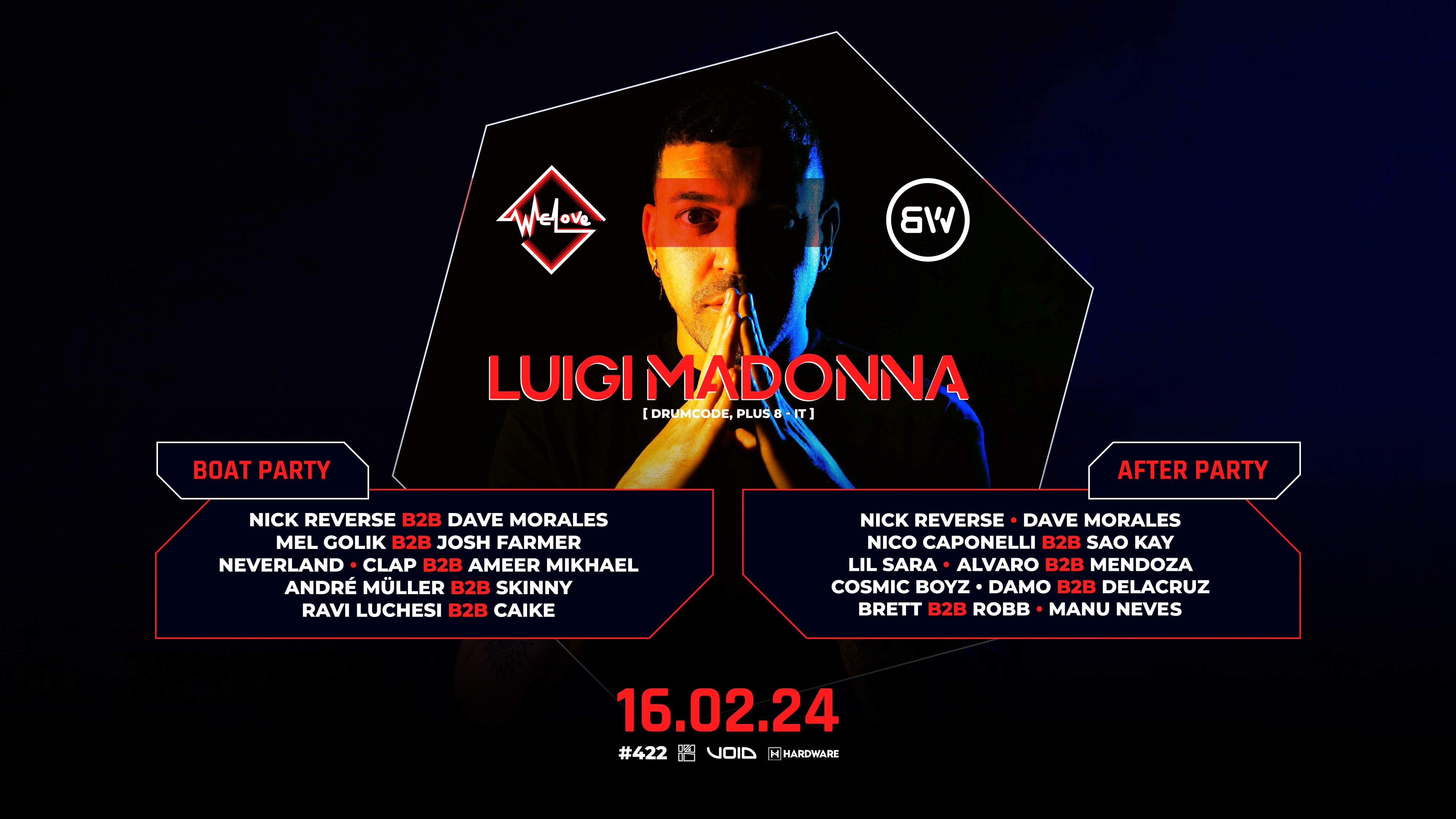 WeLove x Black&White - Luigi Madonna (Drumcode, Plus 8 - IT) - Página frontal