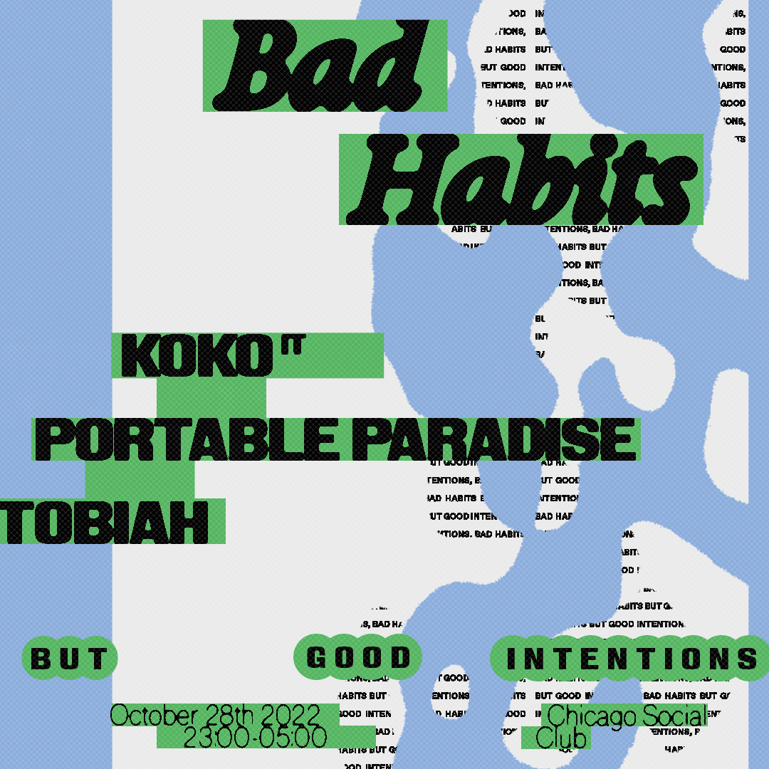 Bad Habits with KOKO (IT), Portable Paradise & Tobiah - Página frontal