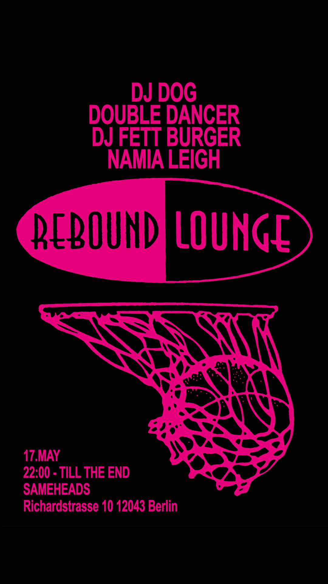 Rebound Lounge 4 - Releaseparty - Página frontal