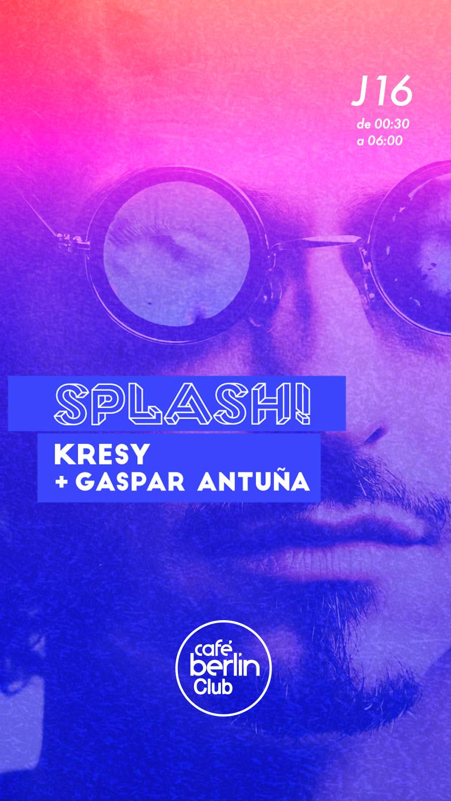 Splash! Kresy + Gaspar Antuña - フライヤー表