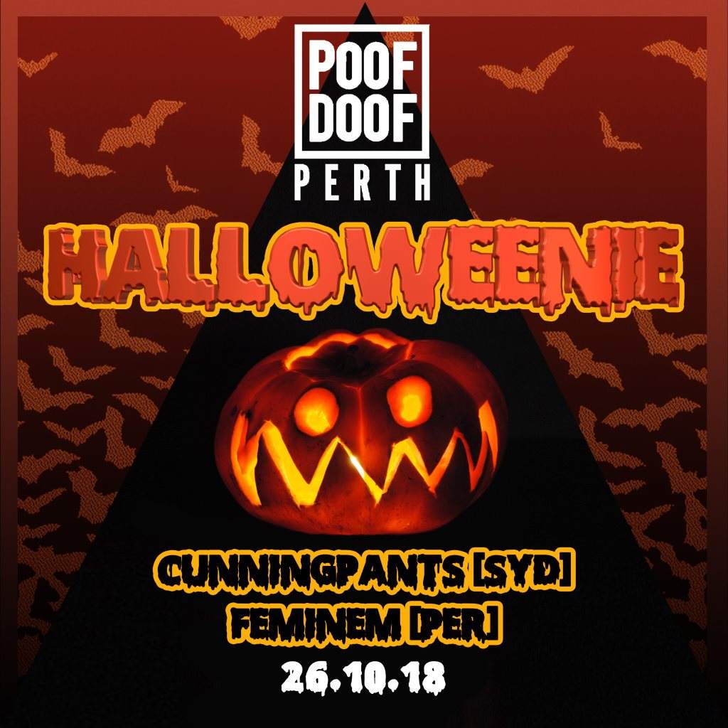 Poof Doof Perth: Halloweenie - Página frontal