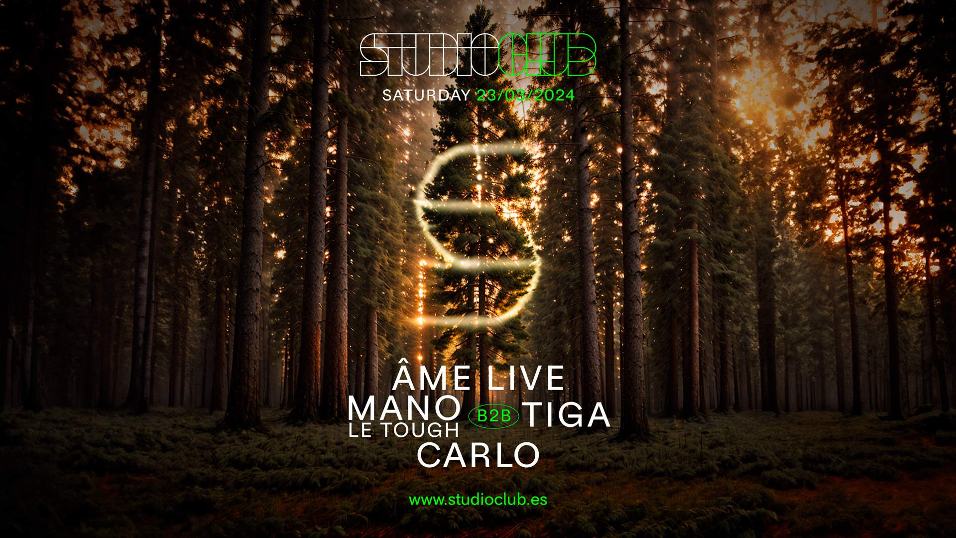 STUDIO present: MANO LE TOUG & AME LIVE B2B Tiga - Página frontal