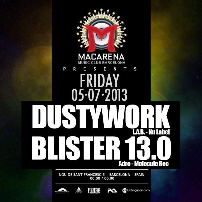 Dustywork & Blister 13.0  - Página frontal