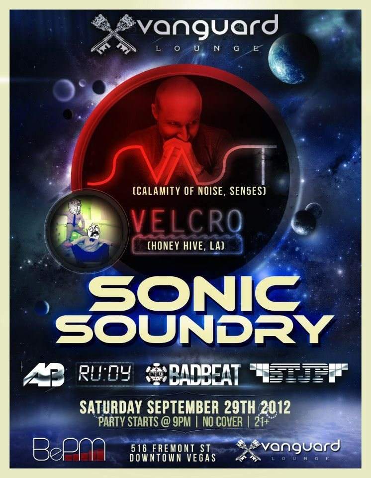 Sonic Foundry presents Svast & Velcro - フライヤー表