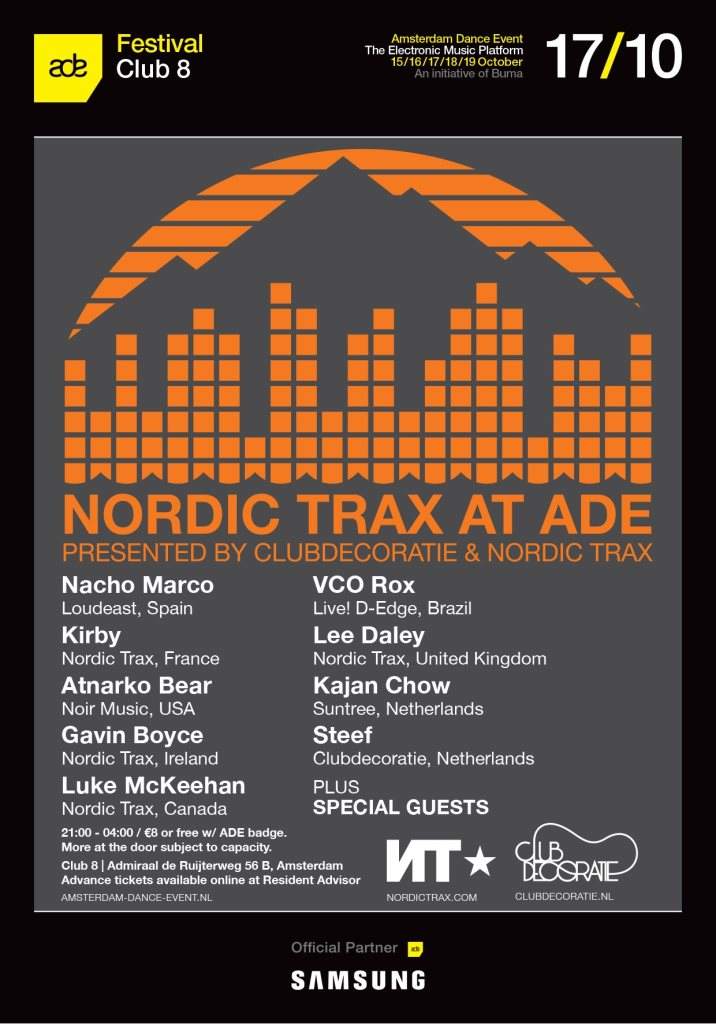 Nordic Trax at ADE 2014 - Página frontal