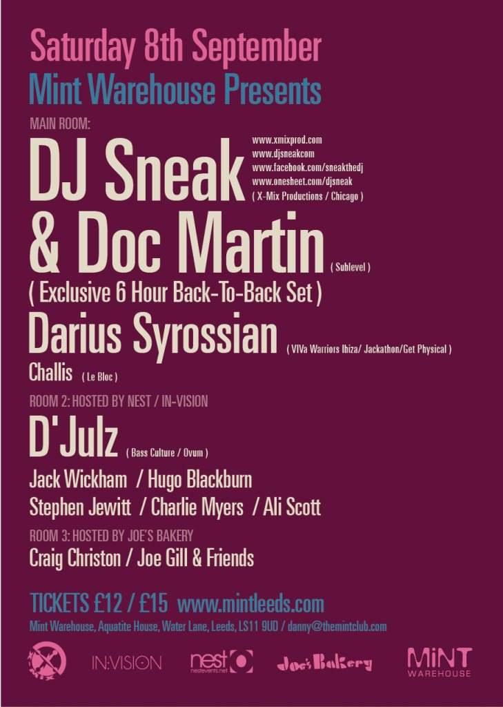 DJ Sneak & Doc Martin - Página frontal