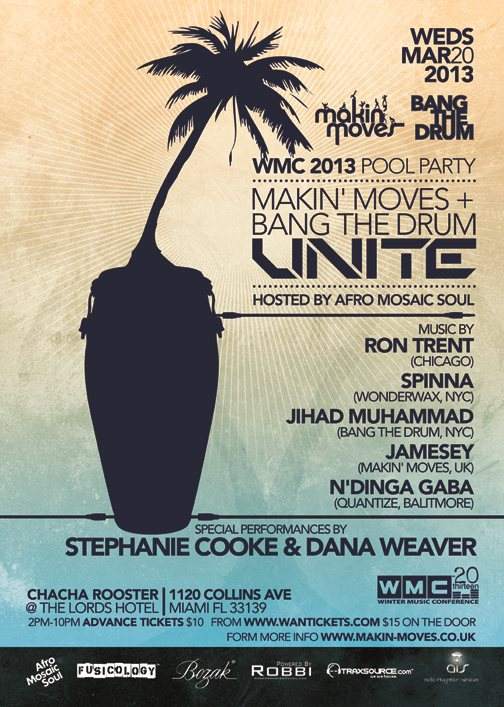 Makin' Moves & Bang The Drum 'Unite' WMC 2013 Pool Party - Página frontal