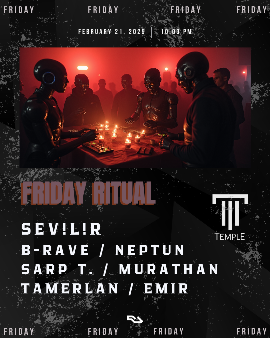FRIDAY RITUAL bei Club Temple, Istanbul