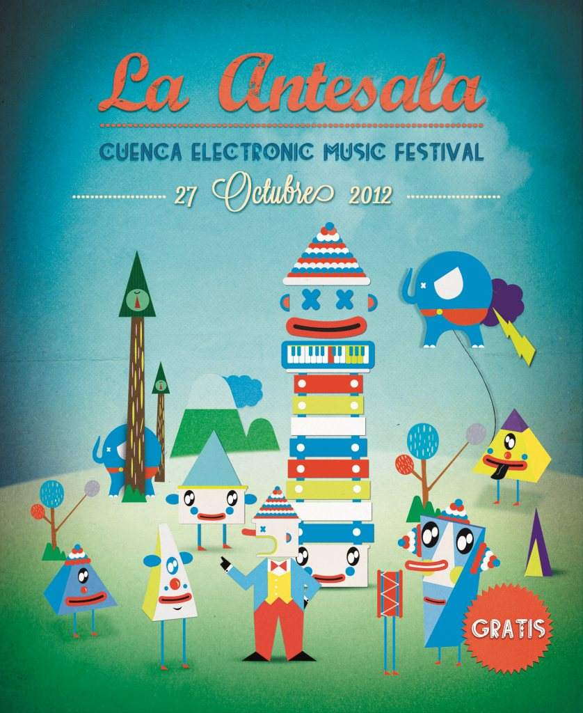 La-Antesala Cuenca Elctronic Music Festival - フライヤー表
