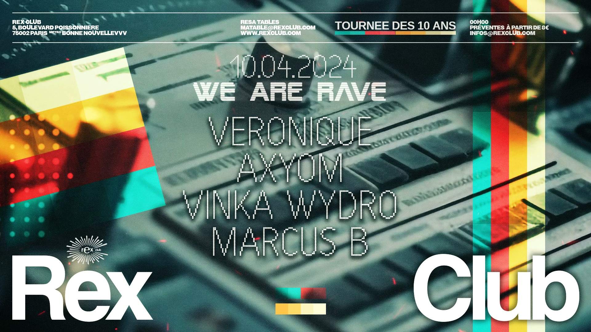 WE ARE RAVE W/ Veronique, Axyom, Vinka Wydro & Marcus B - Página frontal