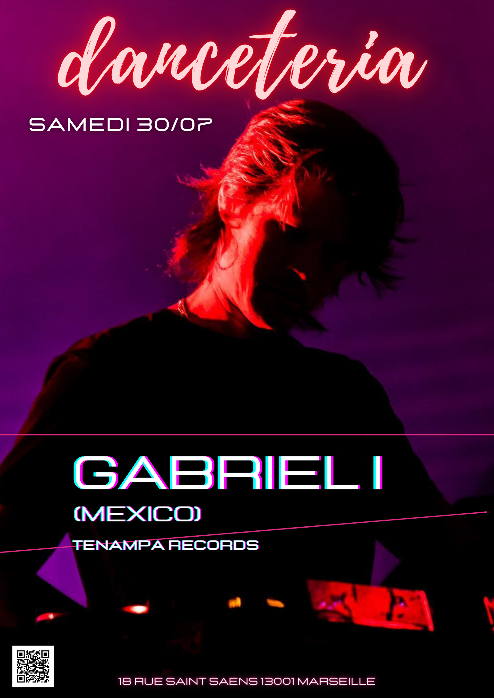 Gabriel I + Remain + Chris Gavin - フライヤー表