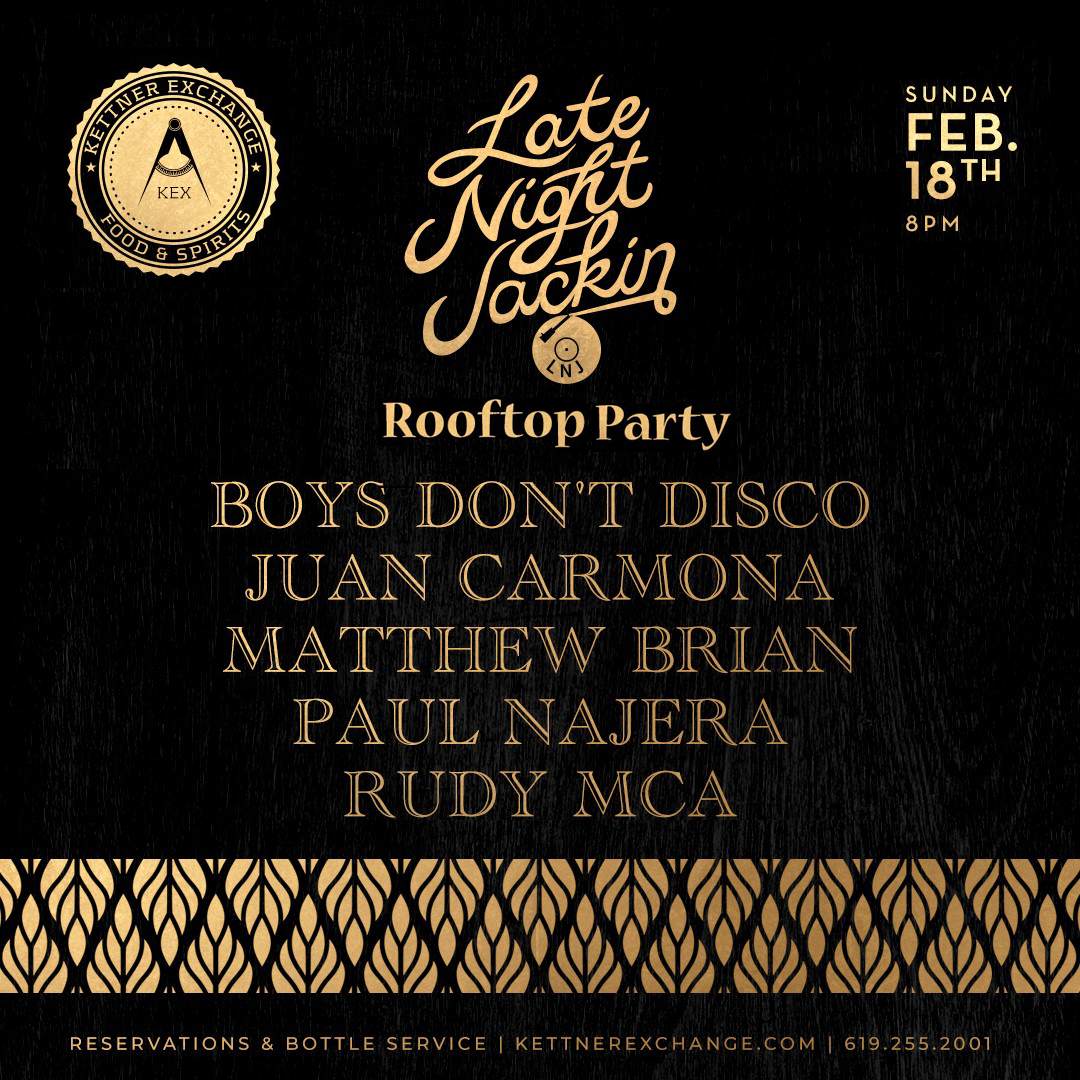 Late Night Jackin Rooftop Party (Presidents Day Weekend) - フライヤー表
