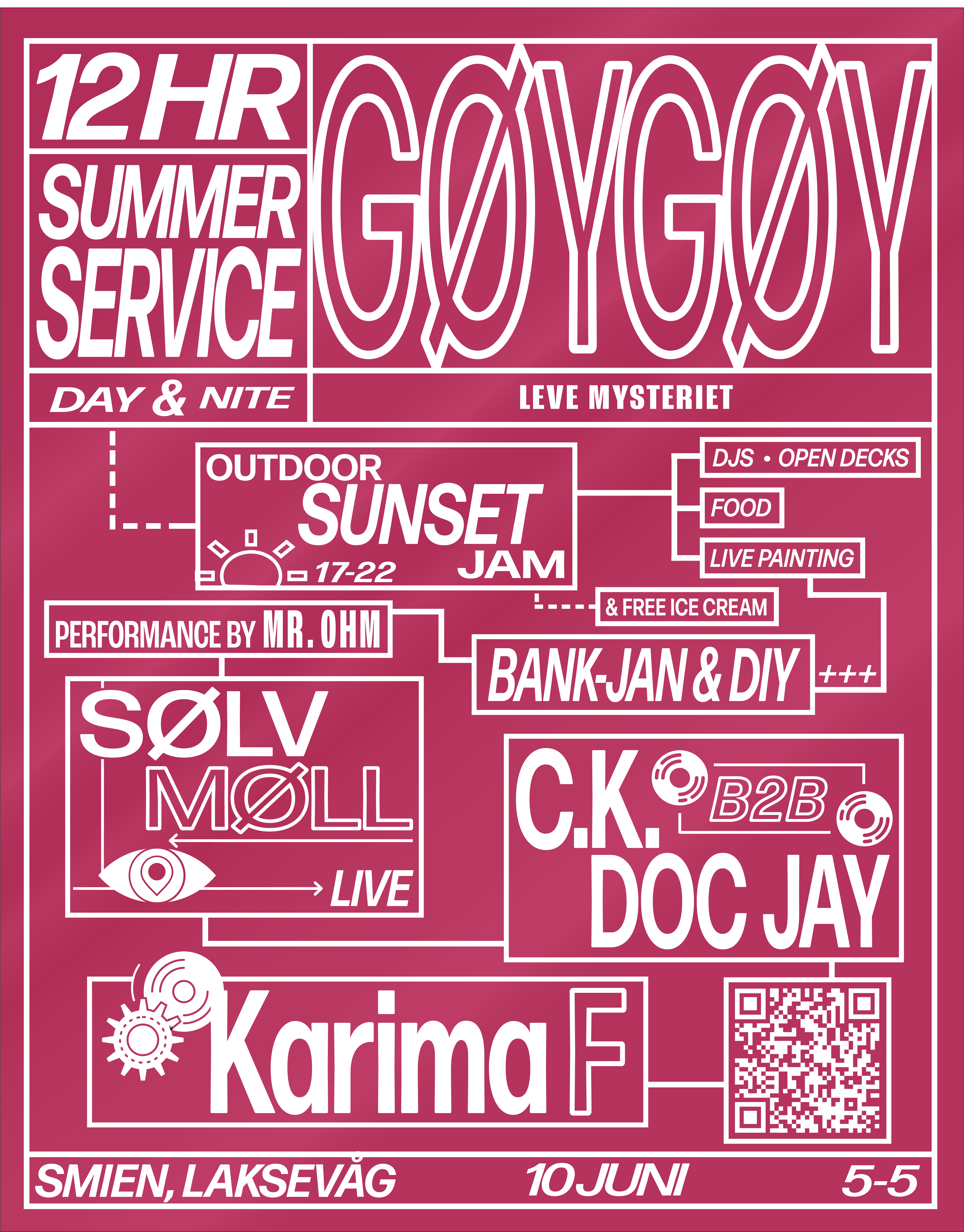 GØYGØY Summer Service - Página frontal
