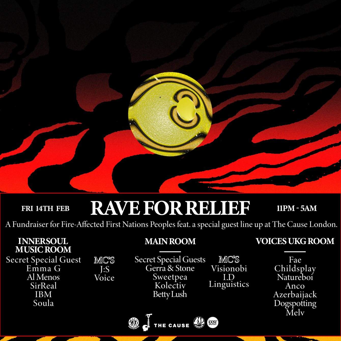 Rave for Relief: Bush Fire DnB / UKG Fundraiser - Página frontal