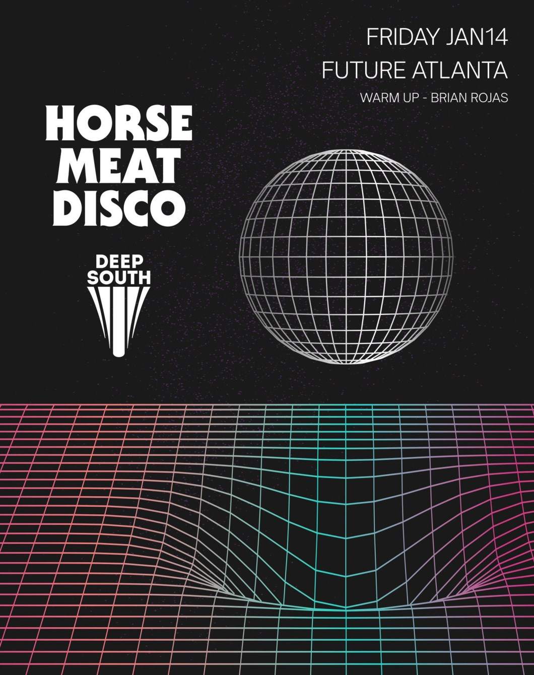 Horse Meat Disco with Deep South - フライヤー裏