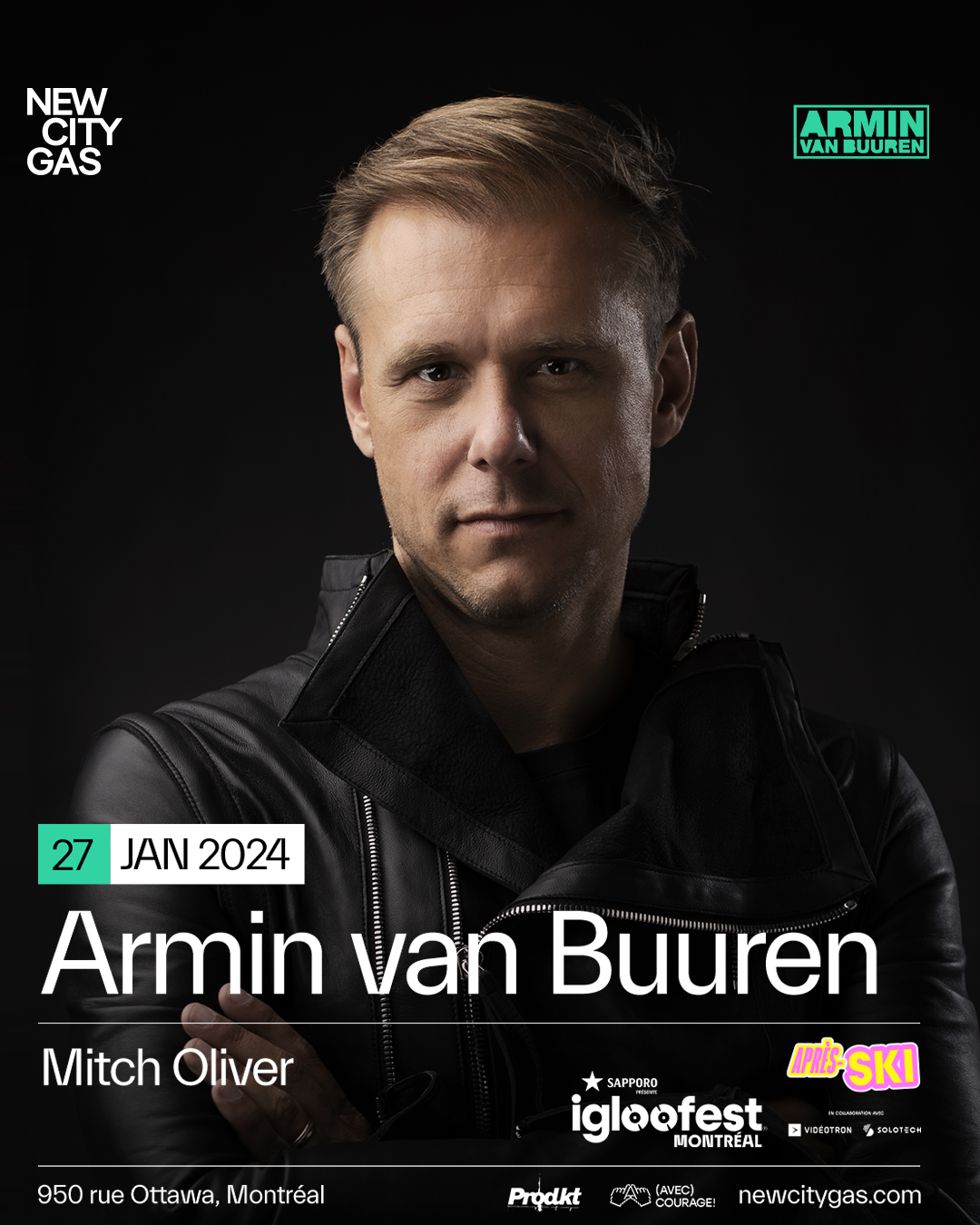 Armin van Buuren - Igloofest Après-Ski - フライヤー裏
