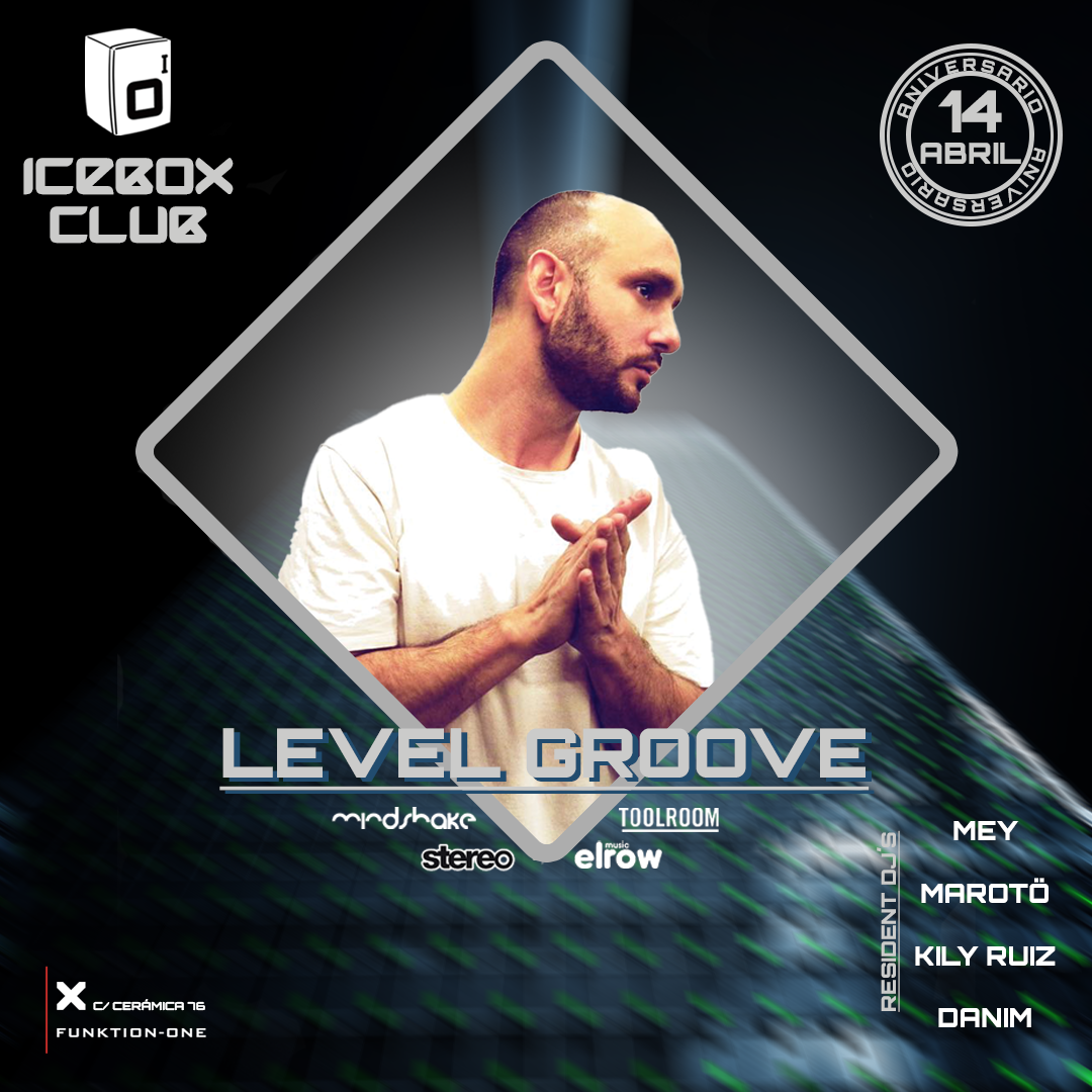 ICEBOX CLUB: Level Groove - フライヤー表