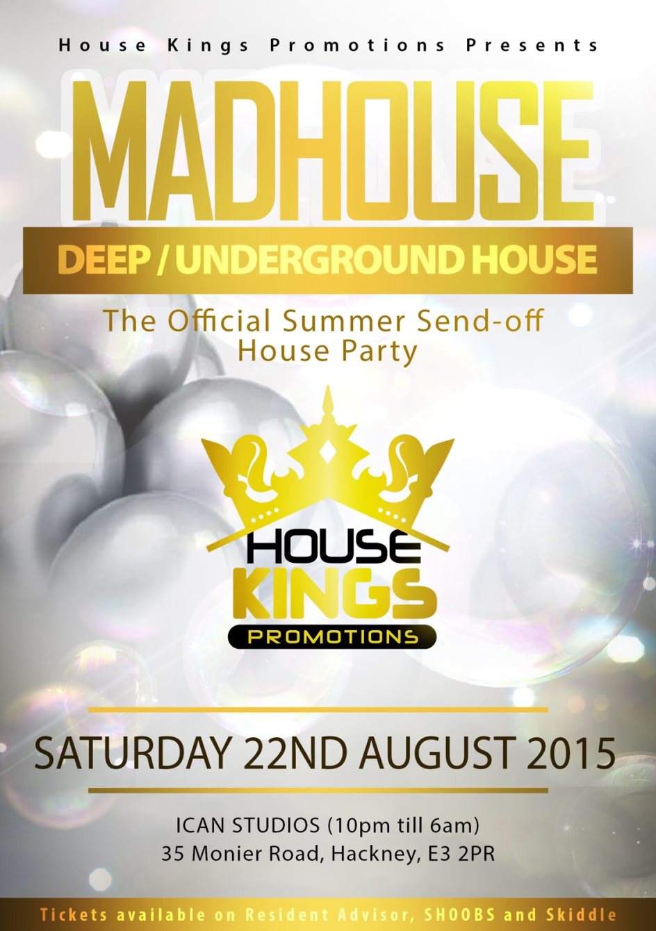 House Kings Promotions presents....Madhouse - フライヤー表