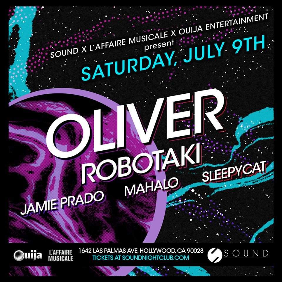 Oliver with Robotaki & Special Guests  - フライヤー表
