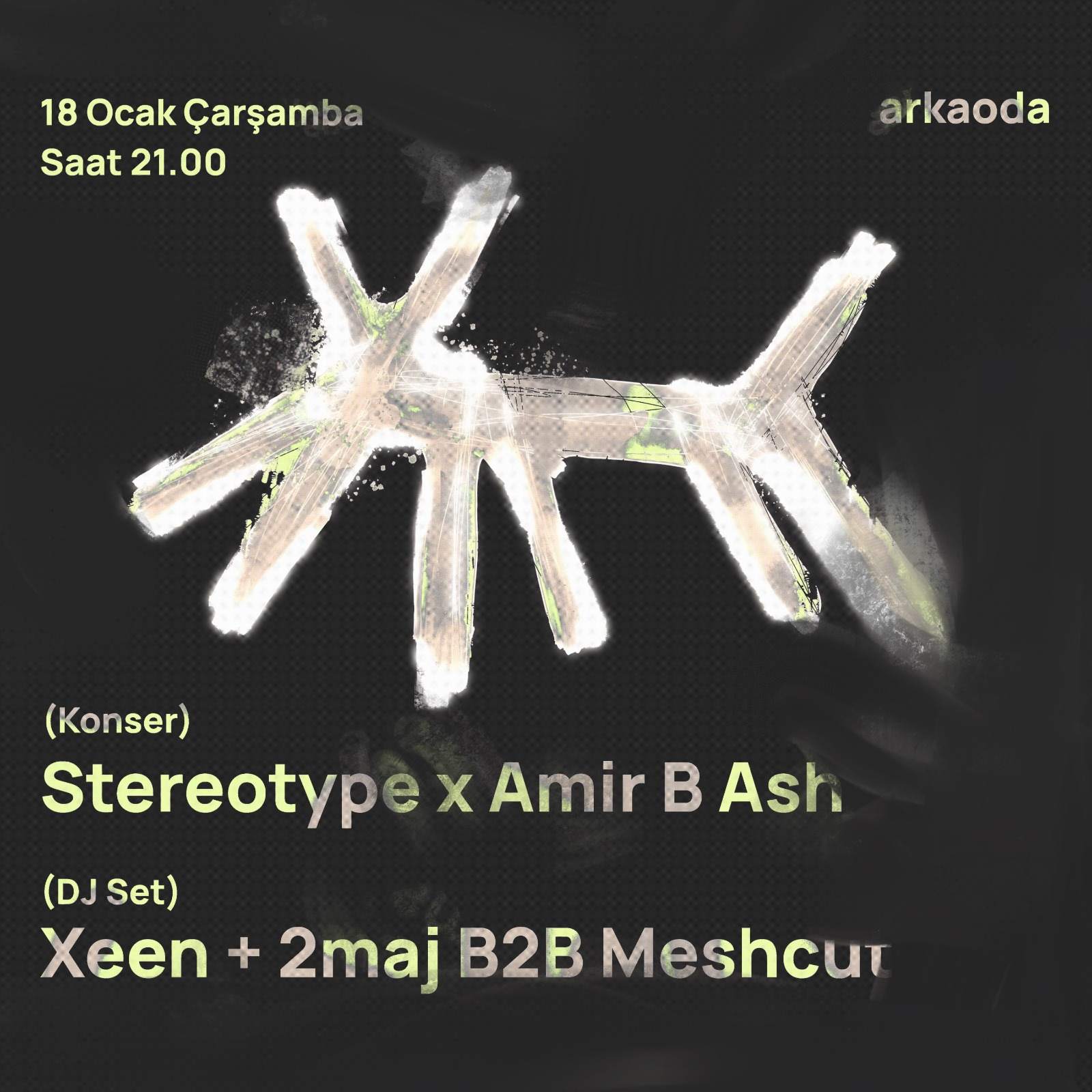 Stereotype X Amir B Ash - フライヤー表