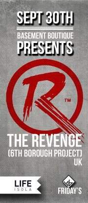 Basement Boutique presents The Revenge - フライヤー表