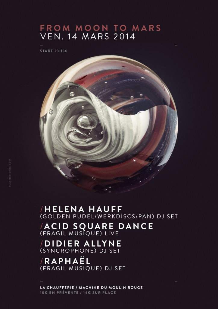 From Moon To Mars with Helena Hauff, Acid Square Dance, Raphael & Didier Allyne - Página frontal