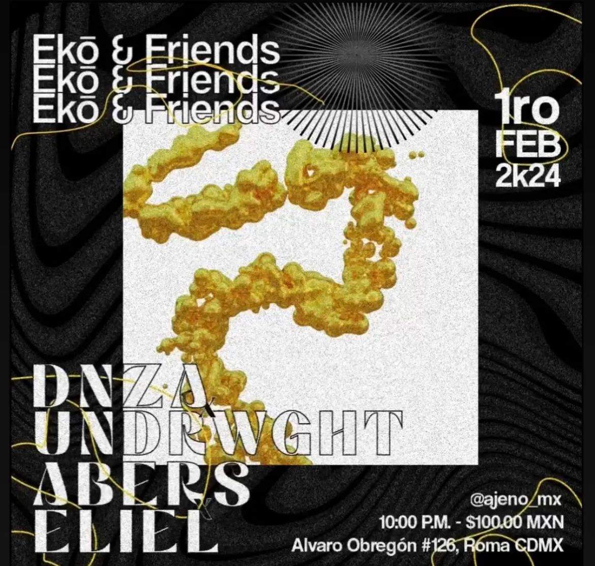 Ekō & Friends - フライヤー表
