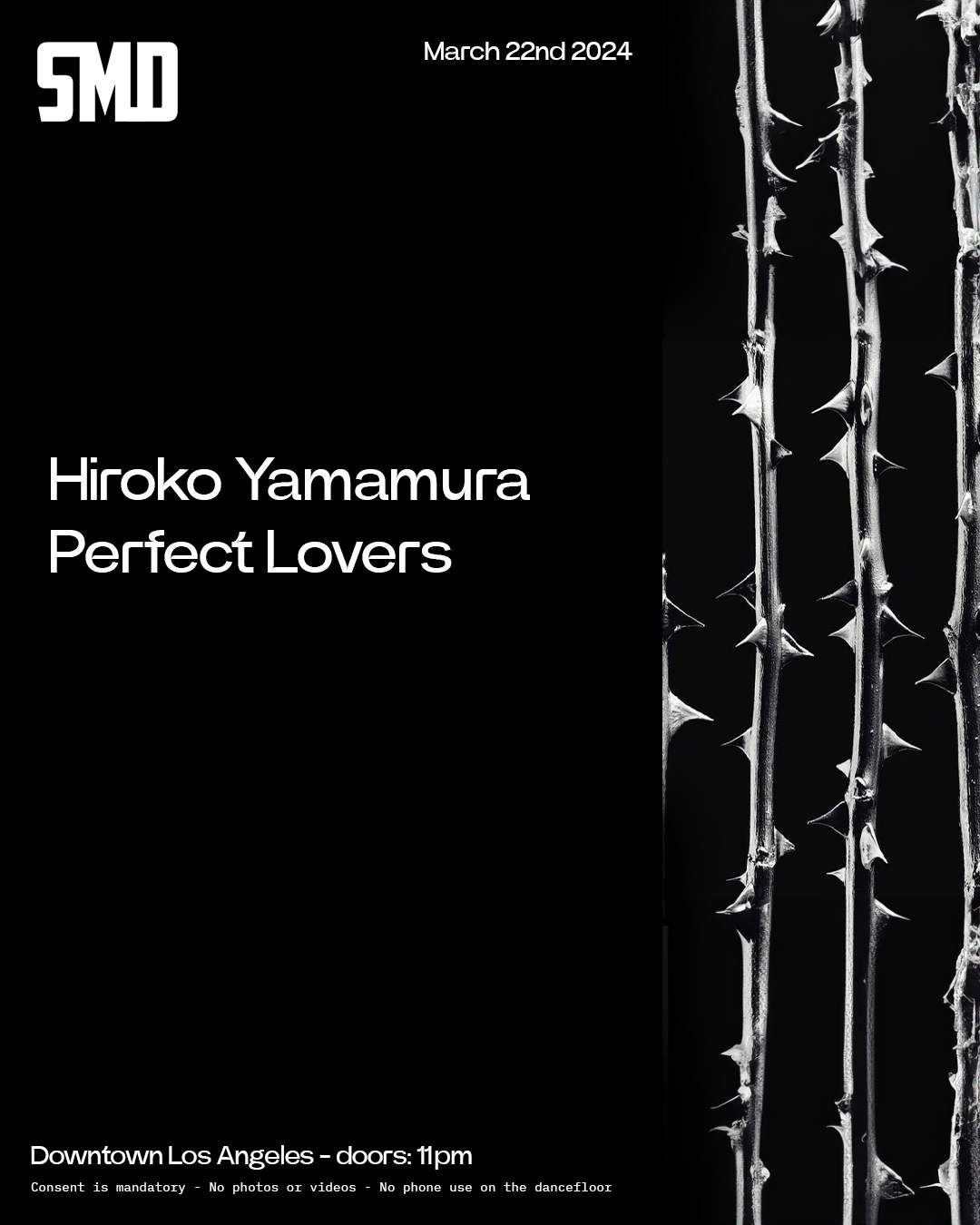 SMD - Hiroko Yamamura & Perfect Lovers - フライヤー表