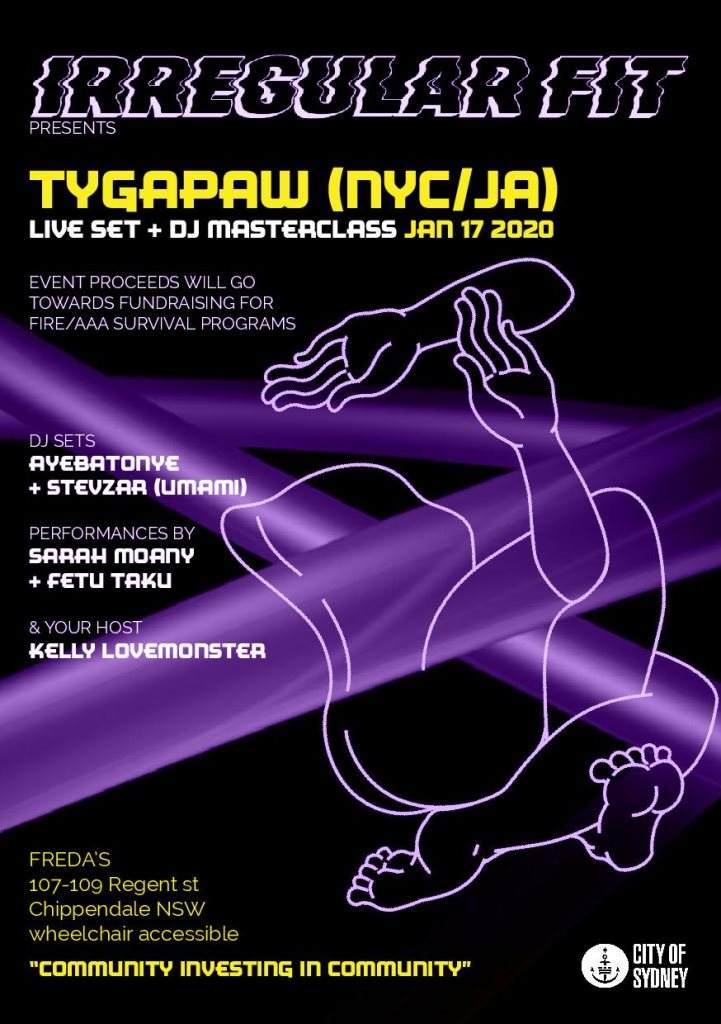 Irregular Fit presents TYGAPAW (DJ Masterclass & DJ Set) - Página frontal