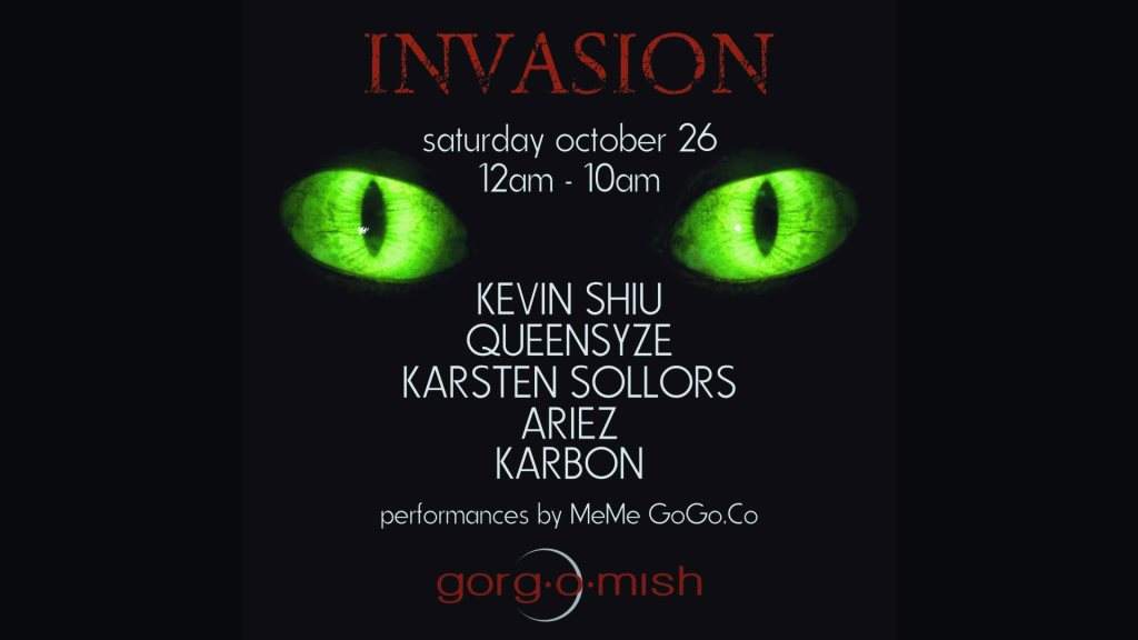 Invasion: Halloween - フライヤー表