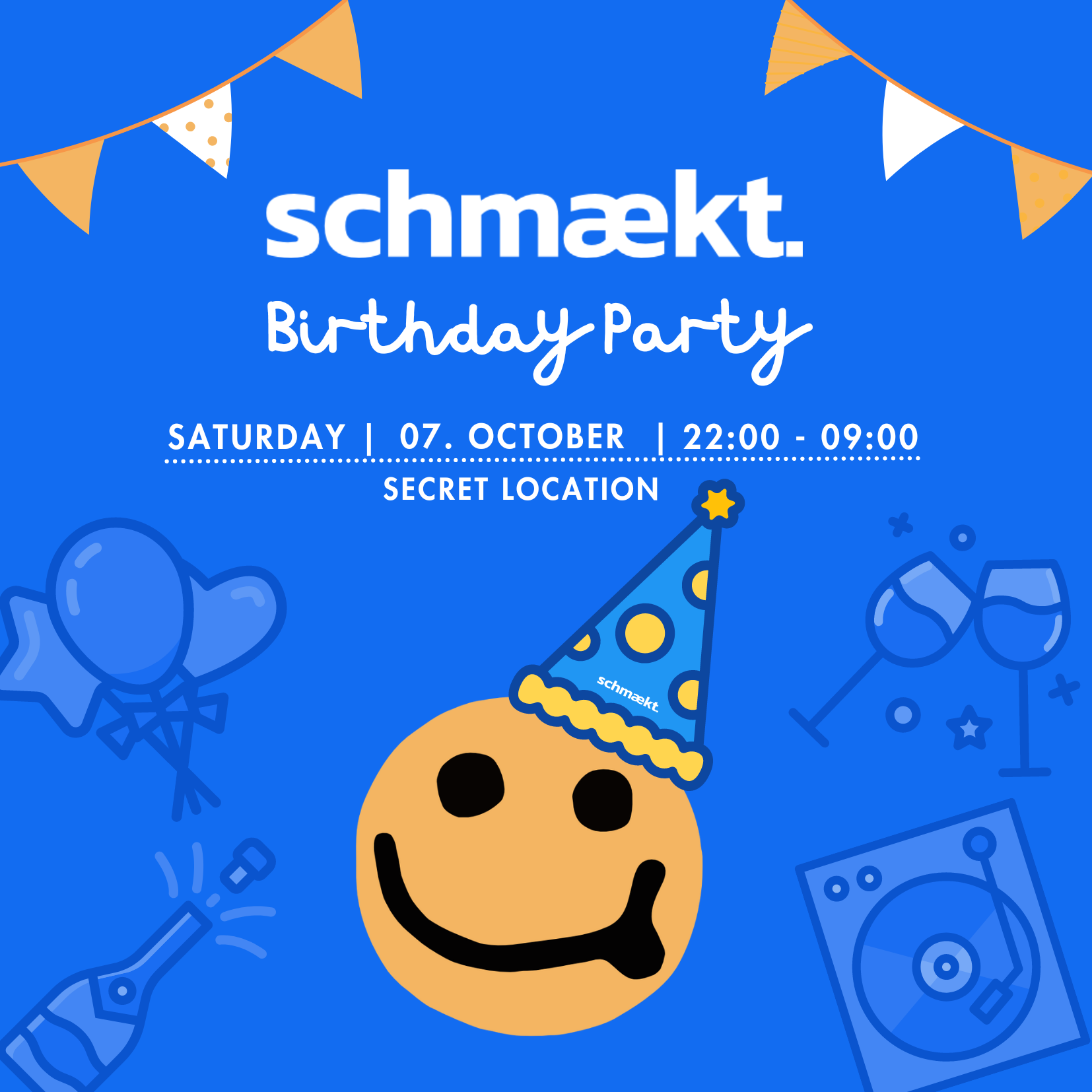 schmækt. House Party (1 Year Anniversary) - フライヤー表