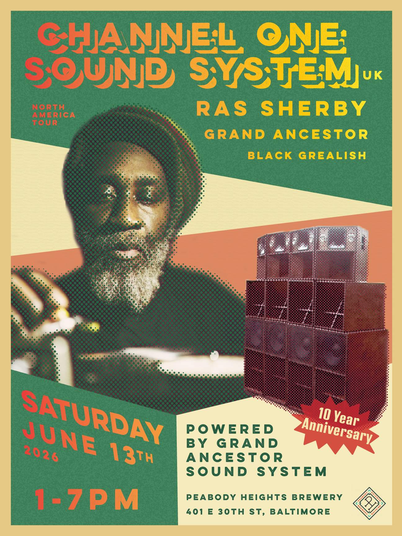 Channel One Sound System at TBA - Peabody Heights Brewery, Baltimore