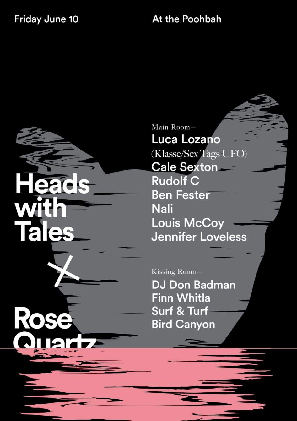 Heads with Tales X Rose Quartz Festival - フライヤー表