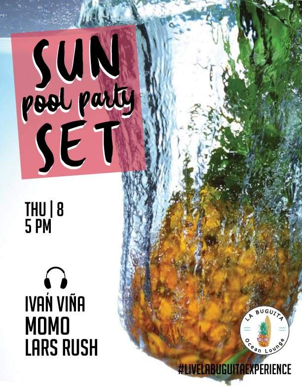 Sun Sets (Pool Party) - Página frontal